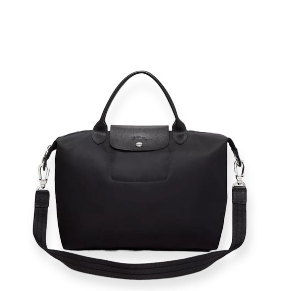 Longchamp Bags Longchamp Black Le Pliage Neo Medium Nylon Shoulder